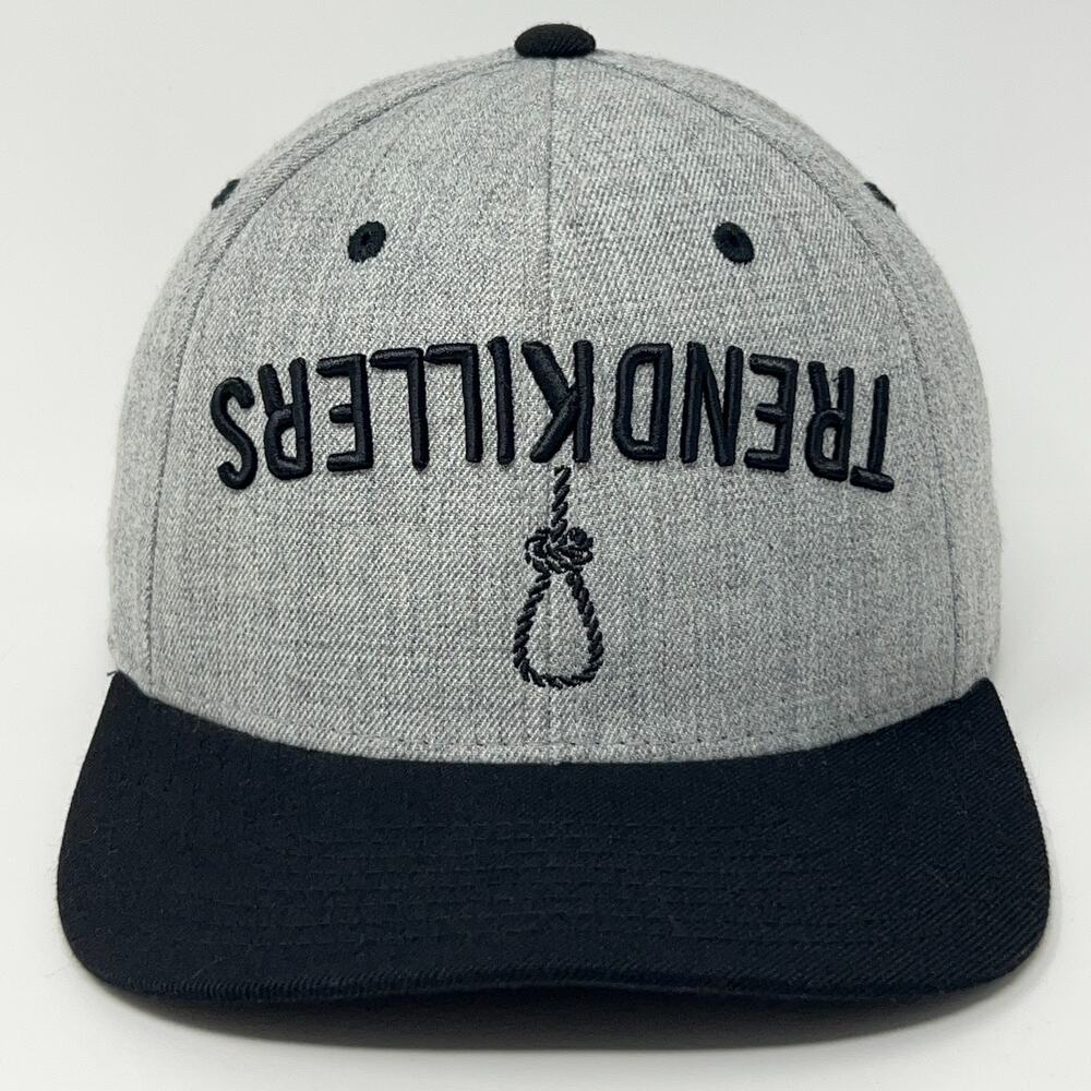 Trend Killers Hat Baseball Cap Skater Skating High Mentality Snapback Gray